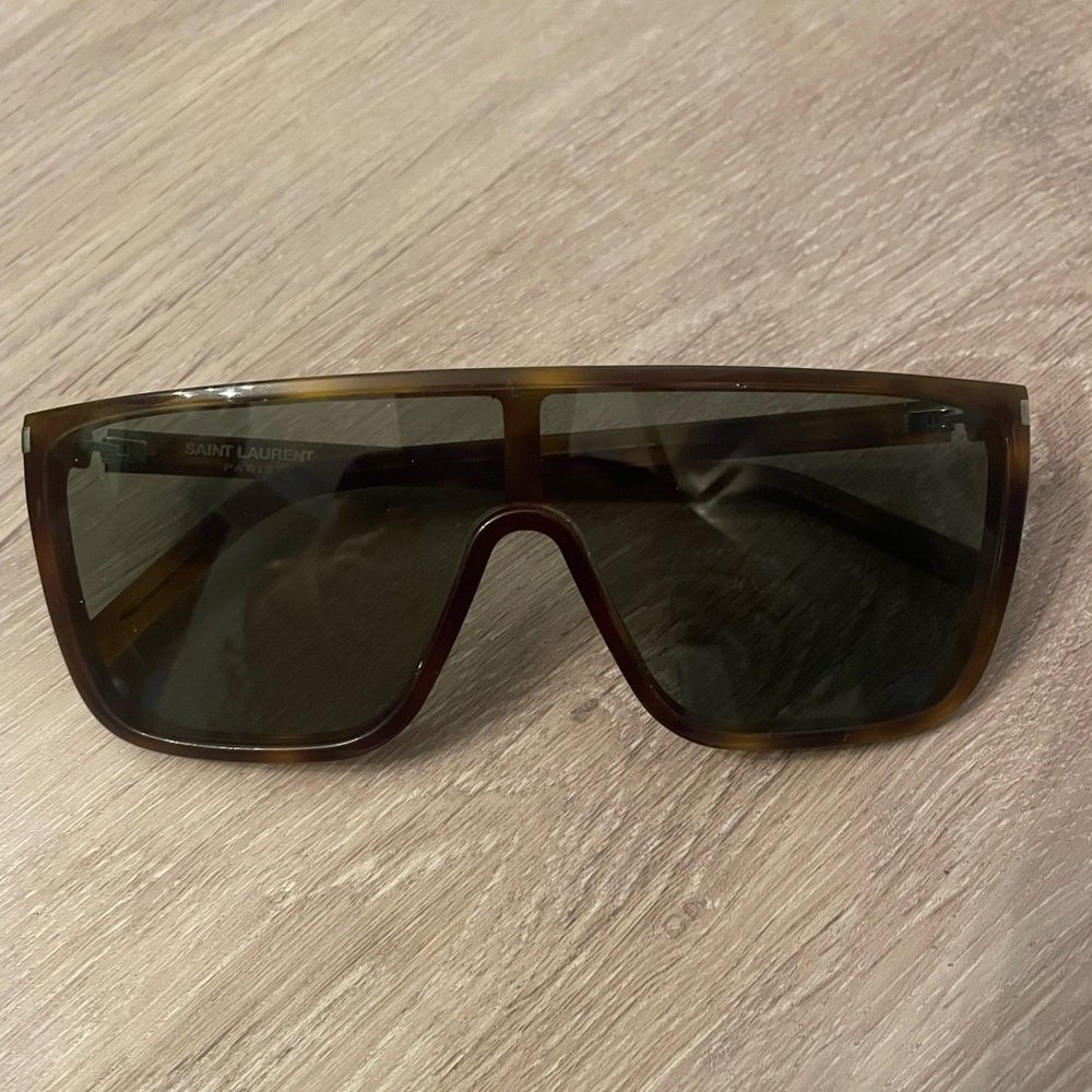Yves Saint Laurent unisex shield/wrap sunglasses
